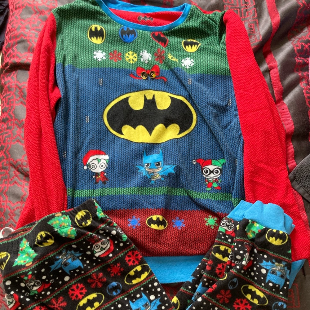 Batman Christmas Pajama Set